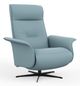 Fjords® Modern Living Finn Grey Large Dual Motion Swivel Recliner-4