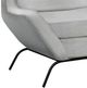 International Furniture Direct Tyne Ecru Beige Armchair-1