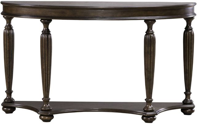 Liberty Furniture Allington Satin Sienna Demilune Sofa Table-2