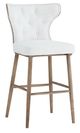 Forty West Nashville White Cotton Boll Bar Stool-0