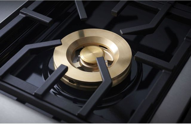 Monogram® Statement Collection 36" Stainless Steel Pro Style Dual Fuel Natural Gas Range-8