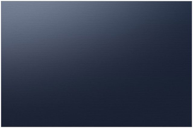 Samsung Bespoke 36" Navy Steel French Door Refrigerator Bottom Panel-0