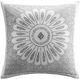 Olliix by INK+IVY Grey Sofia Embroidered Decorative Pillow-0
