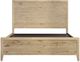 Intercon Norwich Antique Oak Queen Panel Bed-1