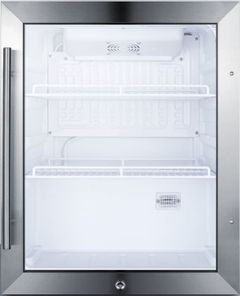 Summit® Commercial 2.1 Cu. Ft. Stainless Steel Frame Compact Outdoor Beverage Center