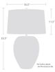 La-Z-Boy® Sydney Admiral Blue Table Lamp-1