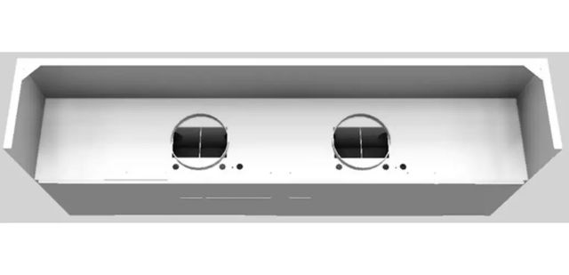 Vent-A-Hood® 66" White Wall Mounted Range Hood-2