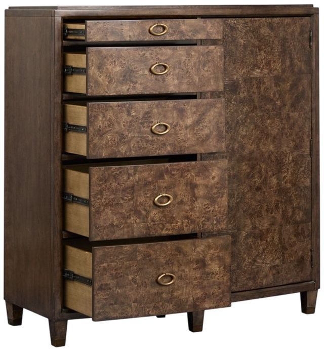 Magnussen Home® Rowan Espresso Brown Door Chest-3