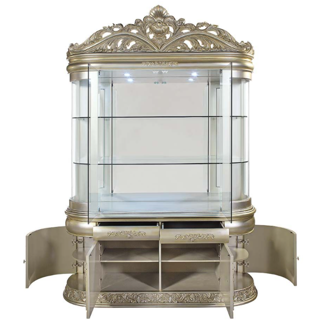 ACME Furniture Sorina Antique Gold Curio-3
