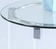 Acrylic Round Clear Glass End Table-2