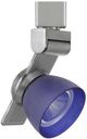Cal® Lighting & Accessories Brushed Steel/Dark Blue Track Light-0