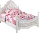 Signature Design by Ashley® Exquisite 2-Piece White Full Poster Bed Set-1