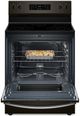 Whirlpool® 30" Black Stainless Steel Freestanding Electric Range-2