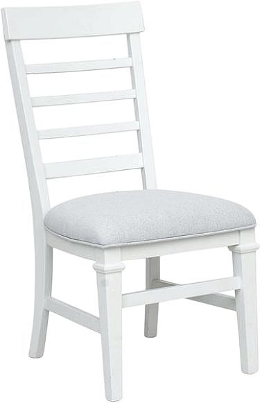 Magnussen Home® Charleston Hoffman Whip/White Dove Dining Side Chair with Upholstered Seat-0