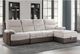 Global Furniture USA U3822 3-Piece Beige Brown Power Reclining L-Shaped Sectional-4