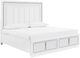Signature Design by Ashley® Chalanna White King Upholstered Panel Storage Bed-0