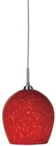 Cal® Lighting & Accessories Red Lava Swirl Pendant-0