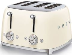 Smeg 50's Retro Style Cream 4x4 Slice Toaster
