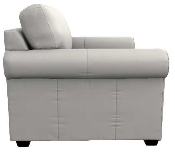La-Z-Boy® Olson Ivory Leather Twin Sleep Chair-3