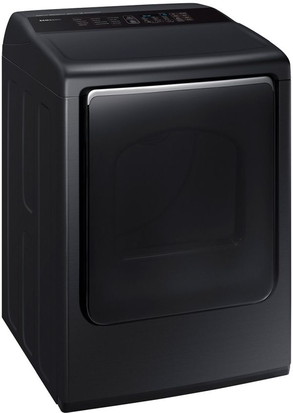 Samsung 7.4 Cu. Ft. Black Stainless Steel Front Load Electric Dryer-3