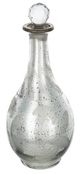 A & B Home Antique Silver 12" Glass Jar-0