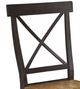 John Thomas Furniture® Dining Essentials Coal/Hickory X-Back Side Chair-1
