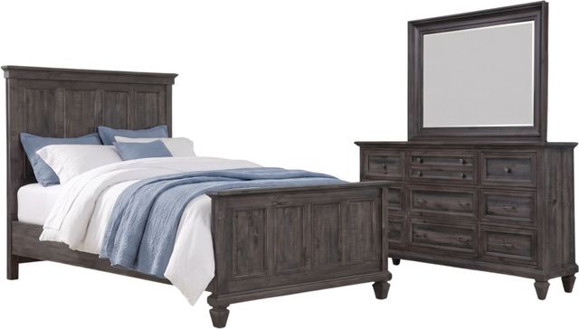 Magnussen Home® Calistoga 3-Piece Weathered Charcoal Queen Bedroom Set-0