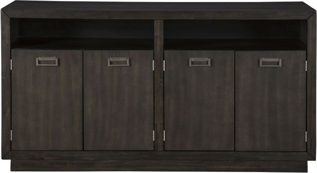 Signature Design by Ashley® Hyndell 8-Piece Dark Brown Dining Set-3