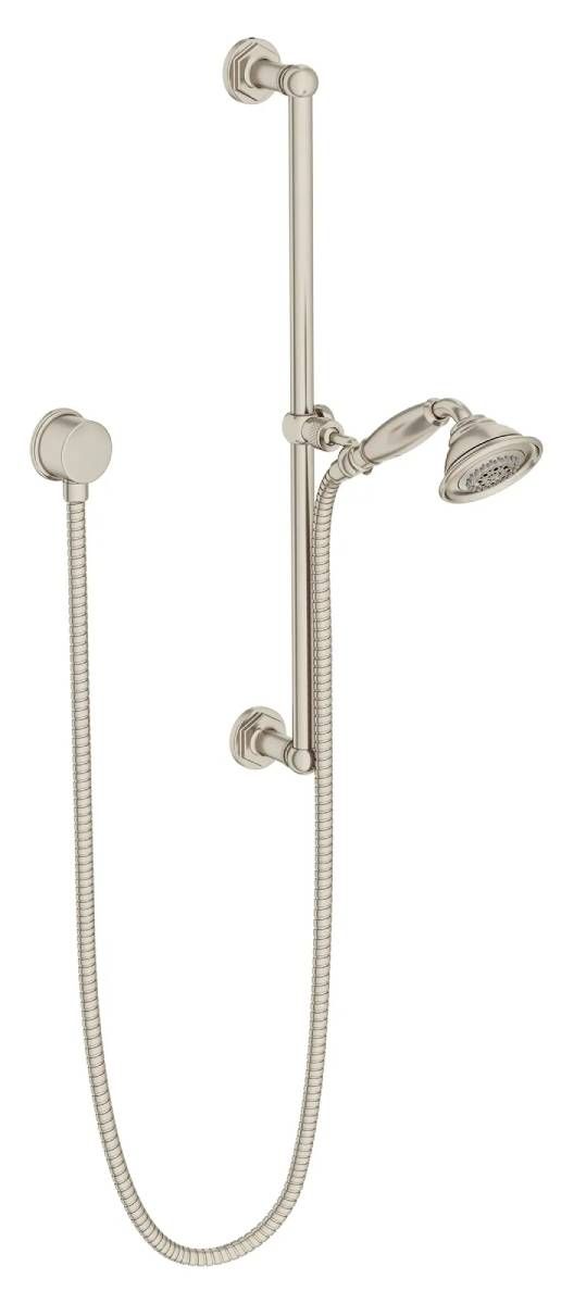 DXV Oak Hill® Brushed Nickel Personal Hand Shower Set with Adjustable 24" Slide Bar-0