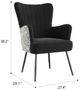 Emerald Home Amera Black Accent Chair-2