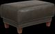 La-Z-Boy® Draper Pewter Leather Ottoman-0