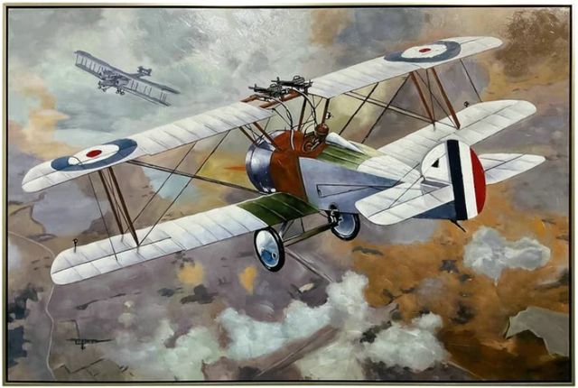 Stylecraft Biplane Wall Art-0