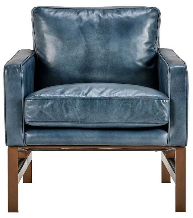 Classic Home Chazzie Ocean Blue Accent Chair-2