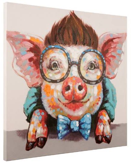 YHD Sophisticated Swine Wall Art-2