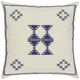 TOV Furniture Aztec Cream/Indigo 20" Square Throw Pillow-0