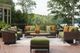 Signature Design by Ashley® Horizon Hall Brown/Green Aluminum/Fabric Outdoor Sofa-4