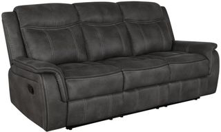 Coaster® Lawrence Charcoal Motion Sofa