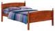 Night & Day Furniture™ Zest Bedroom Licorice Cherry Full Panel Bed-0