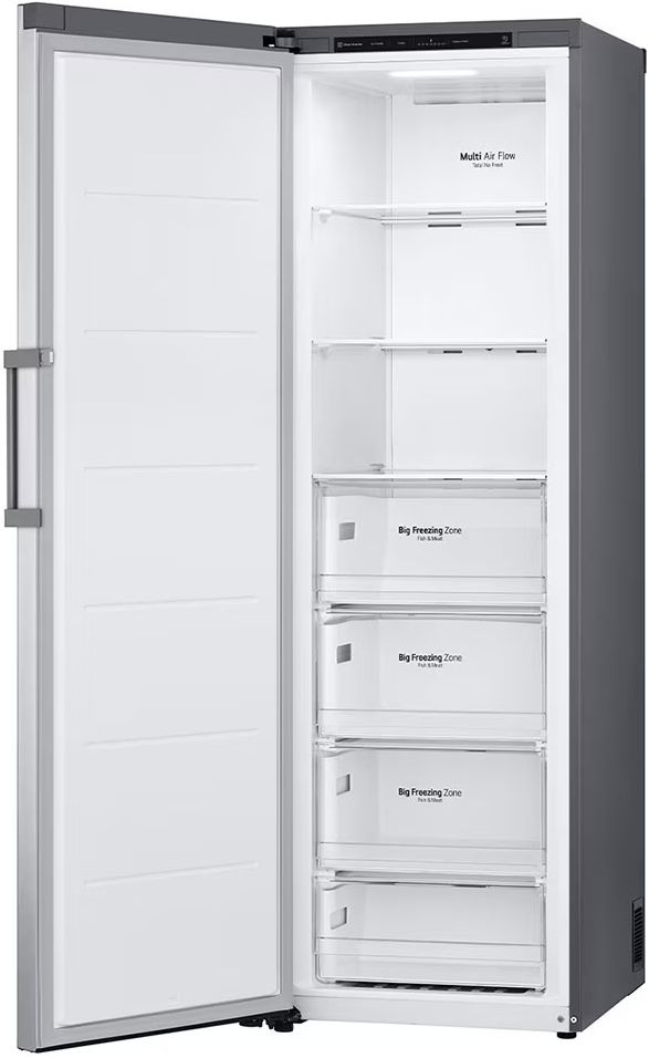 LG 24" 11.4 Cu. Ft. Platinum Silver Steel Column Freezer-2