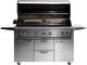 LYNX® Professional 54" 4-Burner Stainless Steel Freestanding Liquid Propane Gas Grill with Rotisserie-4