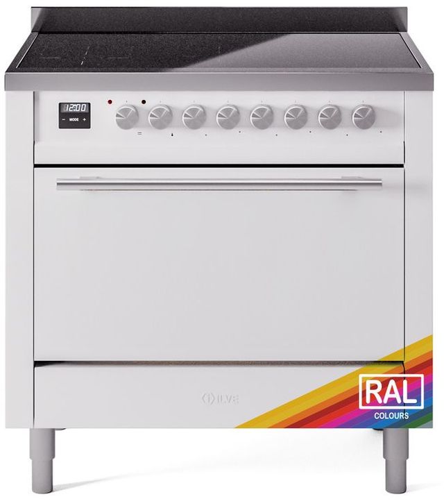 Ilve® Professional Plus II 36" Custom RAL Color Pro Style Induction Range-0