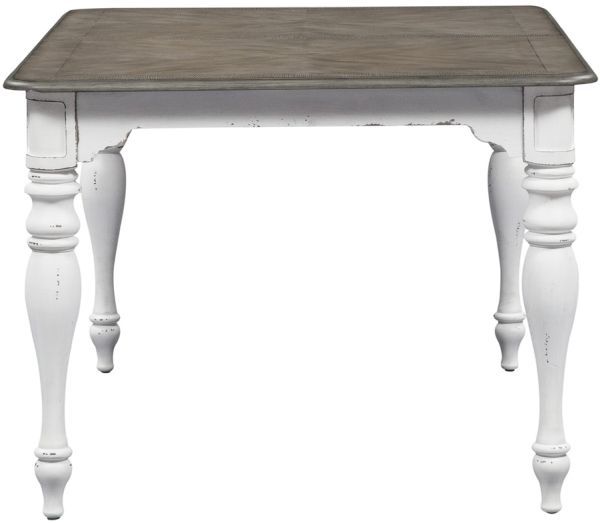 Liberty Furniture Magnolia Manor 5-Piece Antique White/Weathered Bark Rectangular Dining Set-3