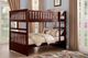 Mazin Furniture Rowe Cherry Full/Full Youth Bunk Bed-1