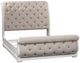 Liberty Furniture Magnolia Manor Antique White/Gray King Upholstered Sleigh Bed-0