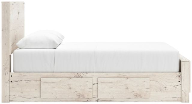 Signature Design by Ashley® Lawroy Light Natural Youth Full 4-Drawer Storage Panel Bed-3
