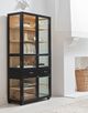 A.R.T. Furniture® Frame Black/Chesnut Display Cabinet -4