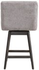 Armen Living Elias 2-Piece Gray Counter Stool Set-5