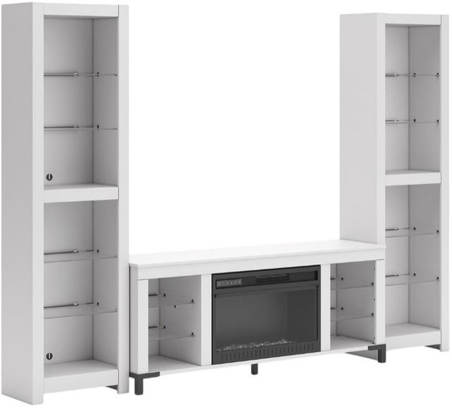 Brollevi 3 Piece Entertainment Unit - White Brollevi 3 Piece Entertainment Unit - White