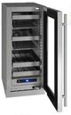 U-Line® Stainless Steel 18" Undercounter Beverage Center-2