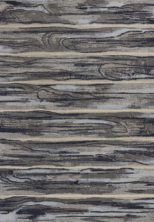 KAS Rugs Illusions Grey Landscape 5'x8' Rug-0